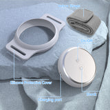 Round 660nm Red Light Therapy Device for Pain Relief Shoulder Neck Back Ankle Sprain Wounds Healing Tennis Elbow Massage Tools
