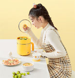 220V Mini Electric Multi Cooker Portable Electric Rice Cooker Hotpot Cooking Machine Electric Hot Pot EU/AU/UK/US Plug