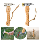 Multifunctional Portable Tent Mallet Stake Remover Hammer Stainless Steel Outdoor Accessories