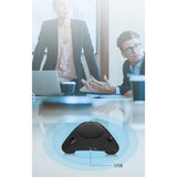 Omni-Directional Microphone USB Condenser Microphone with 3.5mm Interface for Business Conference PC Laptop Mic