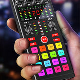 Mobile phone sound card KB11 live broadcast set Outdoor anchor singing special microphone complete equipment