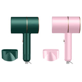 2x Hair Dryer Household Silent Hair Dryer Negative Ion Hair Dryer Gift Ionic Hair Dryer Fast Drying US Plug Green & Pink