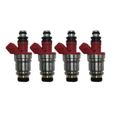 Set of 4 New Fuel injectors Replacement Compatible with Nissan D21 Pickup