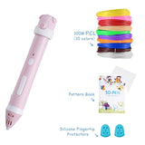 3D Pen DIY 3D Printer Pen Drawing Pens 3d Printing Best for Kids With PCL Filament 1.75mm Christmas Birthday Gift