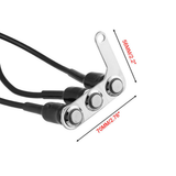 1 PC Handlebar Switch Waterproof Horn Light Button Headlight Switch Turn Signal Switch for Motorcycle