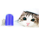 Corner Pet Brush Comb Play Cat Toy Plastic Scratch Bristles Arch Massager Self Grooming Cat Scratcher Corner Pet Brush Comb Pla