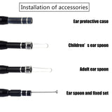 3 in1 Visual Ear Mouth Nose Otoscope Medical In Ear Cleaning Endoscope Spoon Mini Camera Ear Picker Wireless Removal Earwax Tool