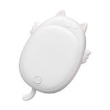 D0AD Cute Cartoon Shape Mini Electric Hand Warmer USB Rechargeable 4000mAh Power Bank Charger Pocket Winter Heater Gifts for