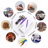 330~400℃ 8W Portable Cordless Mini Electric Soldering Iron Temperature Adjustable Soldering Iron Household DIY Welding Tool Set