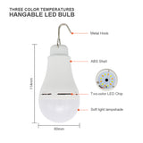 Outdoor USB LED Bulb Light 3 Colors Adjustable Dimmable Portable Lanterns For Camping Fishing Hiking Tent Emergency Night Lamp