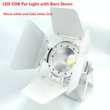 200W COB LED par light  With Barn Doors RGBWA UV 6in1/RGBW 4in1/RGB 3in1/ Warm White Par64 led wash dj light Stage Dmx controll