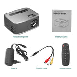 LEJIADA T20 New Mini Portable Storage Bag 1080P USB HD 320x240 Pixel LED Home Photo Media Video Player Cinema Projector