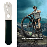 MTB Bike Bicycle Disc Brake Rotor Wrench Stainless Steel Cycling Alignment Truing Correction Tool Bicycle Repair Tools