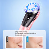 Electronic Skin Rejuvenation Beauty Face Massager Pores Cleaning Skin Care Tool Galvanic Ion +/- Machine Belleza Facial