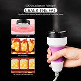 5-IN-1 40K Cavitation Dissolved Fat Body Slimming Machine Multipolar Radio Frequency Vacuum Skin Lifting Wrinkle Removal Machine