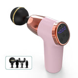 Mini Massage Gun for Therapy and Relaxation Powerful Quiet Cordless Handheld Muscle Massager Gun for Gym Device