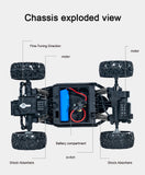 2022 New Alloy Four-wheel Drive Climbing Remote Control Off Road Truck Toy Drive RC Rock Climbing Car Boy Girl Birthday Gifts