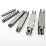 6Pcs Hexagonal Double-Head Broken Tap Retractor Tap Extractor Take-Off Wire Tap Retractor Reverse Wire Take-Off Tool