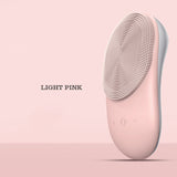 2 In 1 Cleaning Face Silicone Deep Cleansing Brush Massage Instrument Waterproof Hot Compress Essence Import Shrink Pores