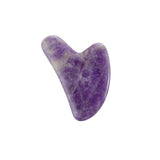 Amethyst Jade Facial Massage Roller Relax Weight Loss Natural Jade Quartz Scraper Massager Roller Jade Beauty Skin Tool XA67Z