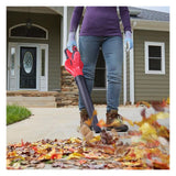 Cordless Leaf Blower 20V Electric Leaf Blower 2.0Ah Lithium Battery&amp;Charger Included for Clearing Leaf&amp;Detritus Sweeping Snow