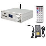 C40 APP Remote Control Bluetooth 5.0 Lossless Player Digital Power Amplifier 130W+130W U Disk/TF Card