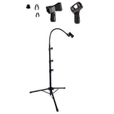 1 Set Height-Adjustable Microphone Stand, Stage Hosting Microphone Stand, Floor Tripod Gooseneck Microphone Stand