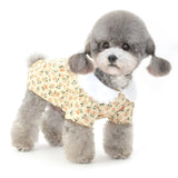 Summer Pet Dog Dress Cute Printing Pet Dresses for Dogs Cats Kitten Skirt Chihuahua Teddy Small Dog Clothes Ropa Para Pereo