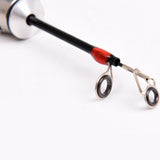 Telescopic Rock Fishing Rod Fly Carp Feeder Carbon Fiber Pesca 62cm Mini Travel Rod Reel Seat