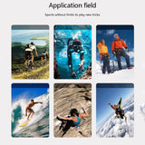 F38 EIS Anti-Shake Action Camera 4K 60Fps WiFi 2.0 Inch IPS Screen Underwater Waterproof Cam Vedio