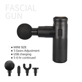 Mini Massage Gun Electric Massager Deep Tissue Percussion Muscle Massager Electric Pain Trainer Therapy for Body Relaxation