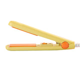 2 In 1 Home Cute Mini Hair Straightener Splint Ergonomic Anti-skid With Box Electric Wired Flat Iron Ceramic Styling Tools
