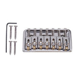 Finest Replacement Fix Bridge Tailpiece w/ Screws Wrench Set for 7 String Electric Guitar Accessory