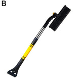 Car Snow Scrapper Auto Windshield Window Snow Cleaning Scraping Tool Winter Ice Scraper Shovel Snow Removal Brush 2 In 1