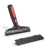 FOSHIO Vinyl Cleaning Shovel Handled Scraper Stainless Blade Knife Glass Window Tint Squeegee Car Wrap Stickers Wrapping Tool
