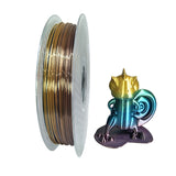 Coloful 1.75mm PLA 3D Printer Filament 500G Shiny Silk PLA 3D DIY Filament Black Gold Rainbow PLA Printing Material