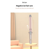 Curling Iron Wand Infrared Negative Ion Hair Care Curler Hair Tourmaline Ceramic Hair Curling Hair Tools,32Mm,EU Plug