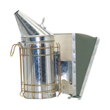 1 Pc Beekeeping Tool Stainless Steel Bee Hive Smoker Galvanized Iron with Heat Shield Protection Beekeeping Equipment