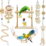 15/9/8/3 Pcs Bird Chewing Toy Funny Cotton Rope Parrot Toy Bite Resistant Cockatiels Parakeet Training Toy Bird Accessories Cage