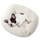 Square Dog Bed Super Soft Warm Plush Cat Mat Dog Beds Long Plush Solid Color Pet Beds Cat Mat For Little Medium Large Pets