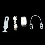 1*Portable Headlight Rear Tail Light USB Rechargeable for Cycling Bicycle Bicycle Bike MTB Rear Light Front Lamp Bicycle Lights