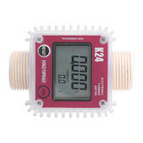 K24 Turbine Digital Oil Fuel Flow Meter Gauge For Chemicals Liquid Water