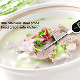 TP300 Thermometer Durable Kitchen Tool Accurate Meat Digital Probe BBQ Milk Screen Display Oven Food Stainless Steel Portable