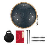 steel Tongue Drum 12.5 inch 15 Tone Handpan Drums Tongue Drum Kit Percussion Musical Instruments Professional Drum Set Beginner
