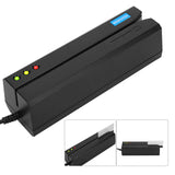 Magnetic Strip Card Reader LED Indicator Magstripe Writer 3 Tracks support for IBM ISO ANS DIN
