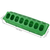 3pcs Flip Top Chicken Feeder For Pigeon Quail No Waste Food Dispenser Slot