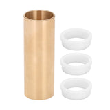 Brass Guitar Slides with 3 Adjustable Width Ring for Guitar Bass String Acoustic Electric Guitar Sliders Accessories