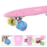 Mini Cruiser Skateboard Short Board Complete Longboard for Youths Beginners or Kids