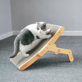 Wooden Cat Scratcher Corrugated Paper Cat Scratcher Sofa Bed 3 In 1 Pet Toys For Cats Training Grinding Claw Cat Scratch Board