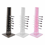 Acrylic Pen Display Stand Flexible Keep Tidy Multifunctional Eyebrow Pen Stand for Home Office Manicure Machine Accessories